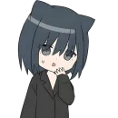 Стикер Кошечка тян