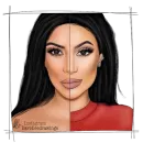 Стикер celebrities art