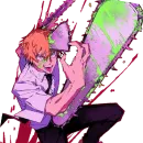 Стикер Chainsaw man