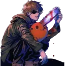 Стикер Chainsaw man