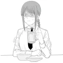 Стикер Chainsaw man 2