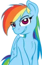 Стикер Rainbow Dash MLP
