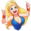 Стикер Cheerleader Girl