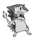 Стикер Chibi Sergal