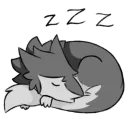 Стикер Chibi Sergal