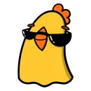 Стикер курочкаДора