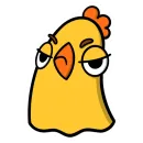 Стикер курочкаДора