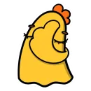 Стикер курочкаДора