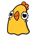 Стикер курочкаДора