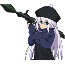 Стикер Китаянка