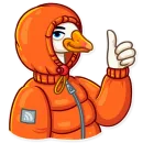 Стикер Christmas Goose