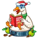 Стикер Christmas Goose