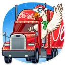 Стикер Christmas Goose