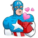 Стикер Captain America
