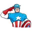 Стикер Captain America
