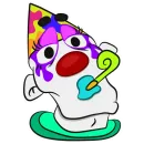 Стикер Colorful Clowns