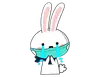 Стикер Coronavirus Bunny