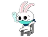 Стикер Coronavirus Bunny