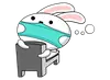Стикер Coronavirus Bunny