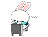 Стикер Coronavirus Bunny