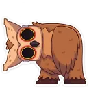 Стикер Совушка без надписей