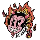 Стикер Crazy Artist