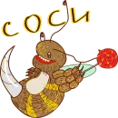 Стикер Укуренная Пчела