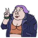 Стикер crazy people