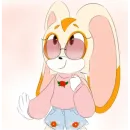 Стикер Cream bunny
