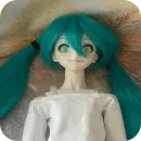 Стикер Creepy Miku Doll