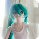 Стикер Creepy Miku Doll