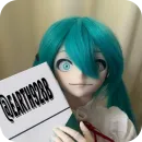 Стикер Creepy Miku Doll