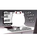 Стикер Creepy Cat