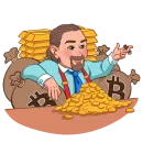 Стикер Crypto Din