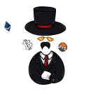 Стикер Crypto Gentlemans stickers