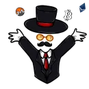 Стикер Crypto Gentlemans stickers