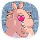 Стикер Кролик Себастьян