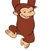 Стикер Curioso come George