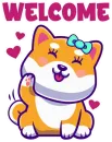 Стикер Cute Baby Doge