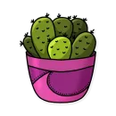 Стикер Cactuses
