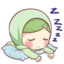 Стикер Cute Muslim Girl