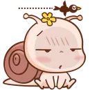 Стикер Малыш Улиточка