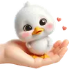 Стикер Милая утка