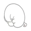 Стикер Cute pussy