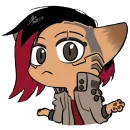 Стикер Cyberpunk 2077 Cats