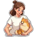 Стикер Даша ❤️