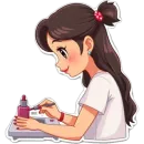 Стикер Даша ❤️