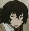 Стикер Dazai from anime "Bungo Stray Dogs"