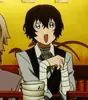 Стикер Dazai from anime "Bungo Stray Dogs"
