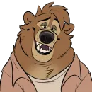 Стикер Dead Bear